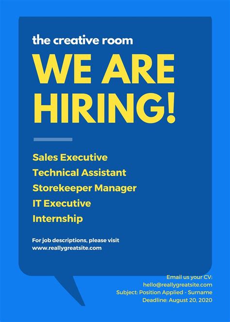 VACANCY ANNOUNCEMENT .